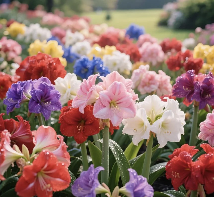 Амариліс з пишними подвійними квітами — результат вже за 40 днів