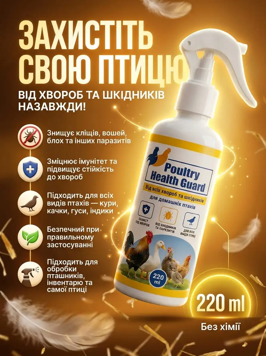 Кожен птахівник знає: поява кліщів чи пероїдів — це катастрофа для домашніх птахів