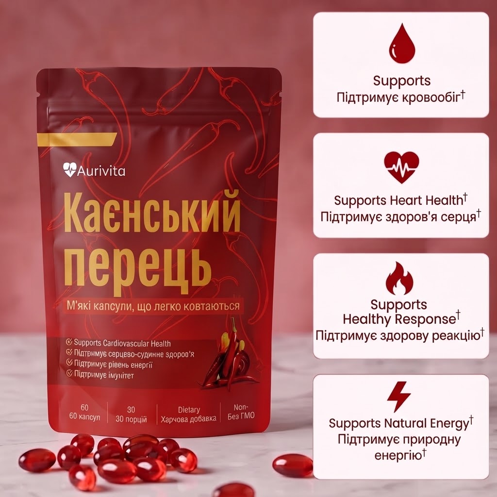 Капсули каєнського перцю